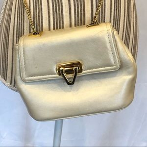 Frenchy of California crossbody gold chain bag